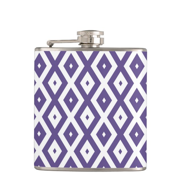 Cantil Padrão de diamante ultra violeta e branco (Frente)