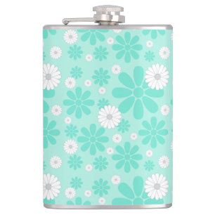 Cantil Padrão de Florais Pastel MINT