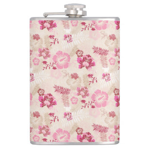Cantil Padrão de flores modernas cor-de-rosa fofo
