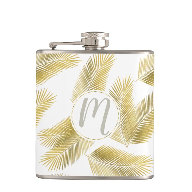 Cantil Padrão de Folhas de Folha de Ouro (Frente)