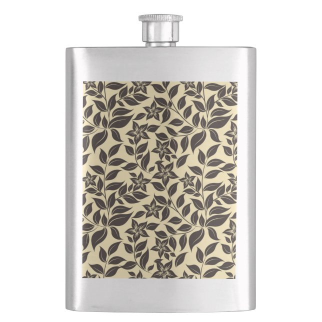 Cantil Padrão de Folhas Florais-47566 (Frente)