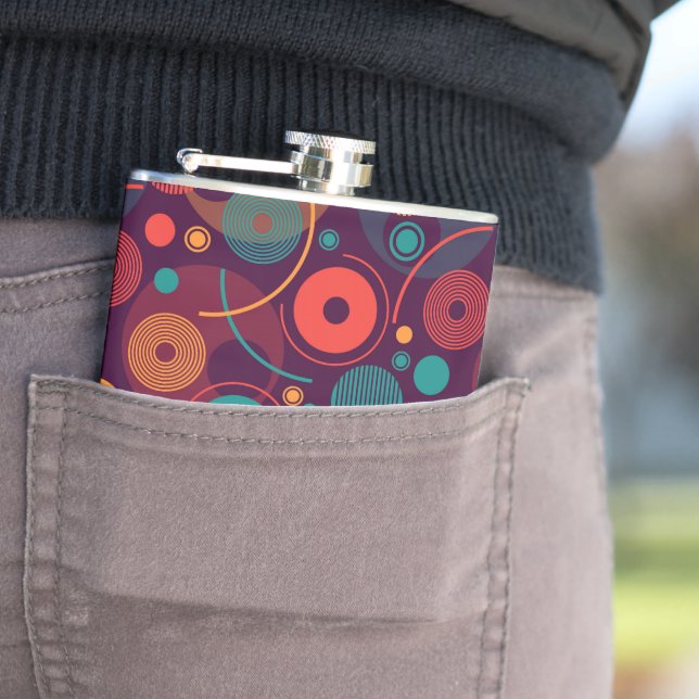 Cantil Padrão de Formas Geométricas Multicolores (In loco)