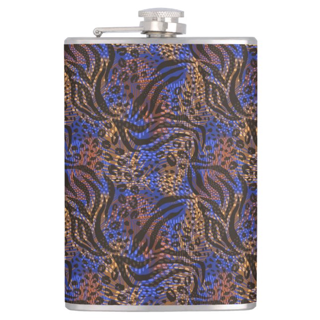 Cantil Padrão de impressão do leopardo e da zebra luxuoso (Frente)