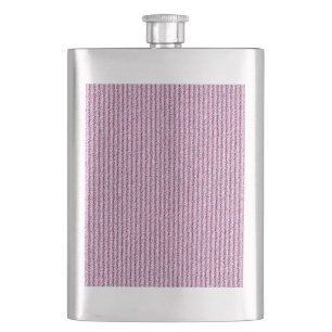 Cantil Padrão de Listra de Corduroy Rosa Casual