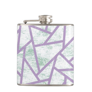 Cantil Padrão de mosaico verde-lavanda