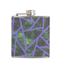 Padrão de mosaico violeta e verde