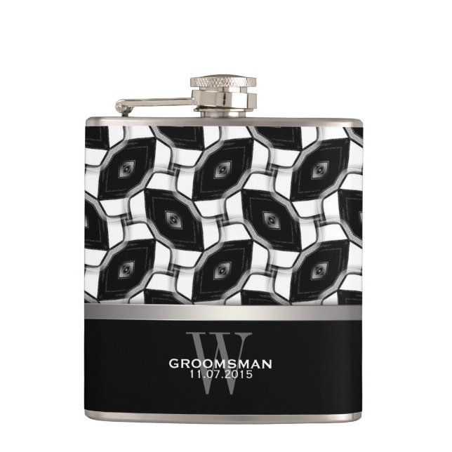 Cantil Padrão de Olhos Brancos Pretos - Memento - Balão d (Frente)