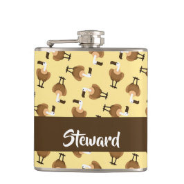 Cantil Padrão de pássaros-urubu-do-grifo-castanho