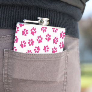 Cantil Padrão De Patas, Patas Cachorros, Patas Rosa