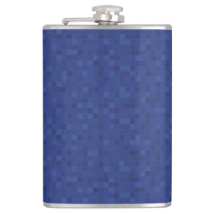 Cantil Padrão de pixel do mosaico azul