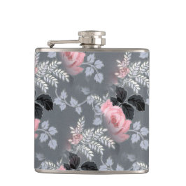 Cantil Padrão de Rosas de rosa claro