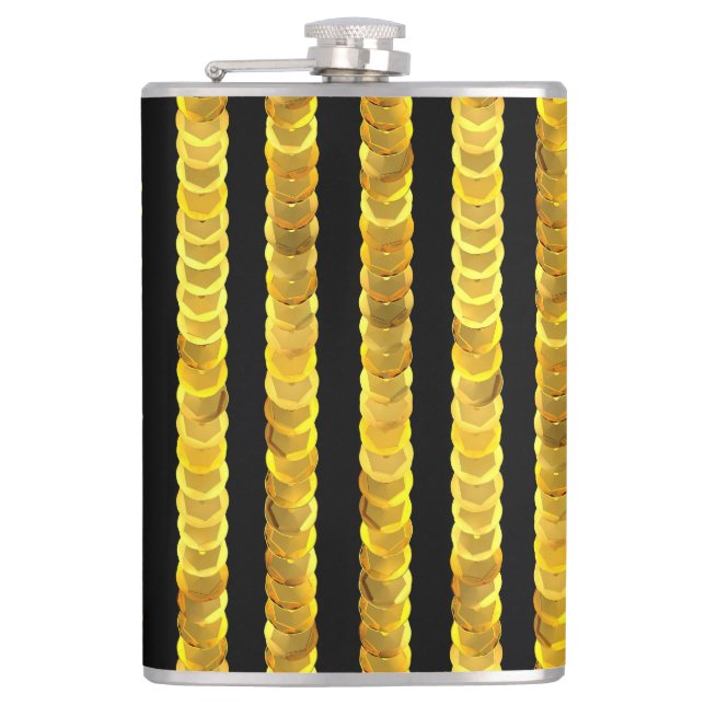 Cantil Padrão de sequências, miçangas, rotinas, moda 3D. (Frente)