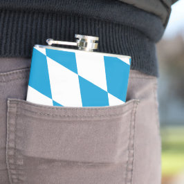 Cantil Padrão de Sinalizador de Diamante da Baviera Azul