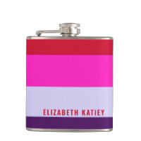 Padrão de Stripes Vermelhas, Rosa e Púrpura