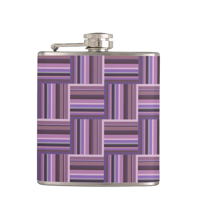 Cantil Padrão de tecelagem de faixas de Mauve (Frente)