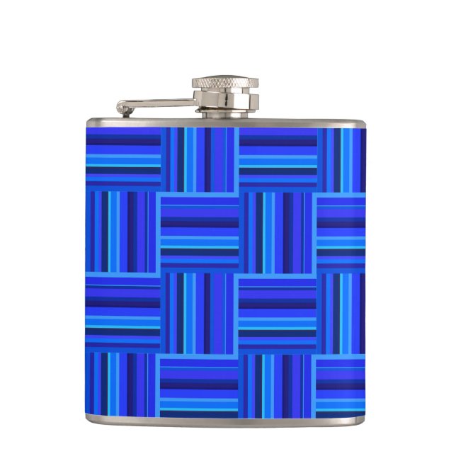 Cantil Padrão de tecelagem de fitas azuis (Frente)