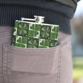 Cantil Padrão do Shamrock Checkerboard