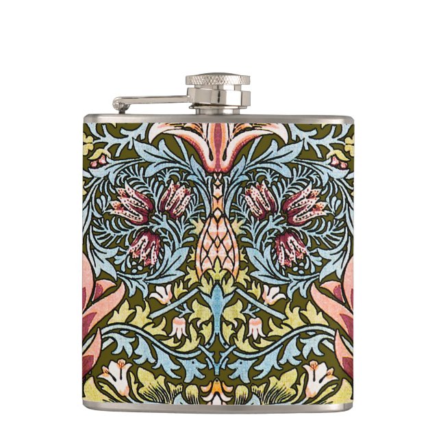 Cantil Padrão Floral Cabeça de Cobra de William Morris (Frente)