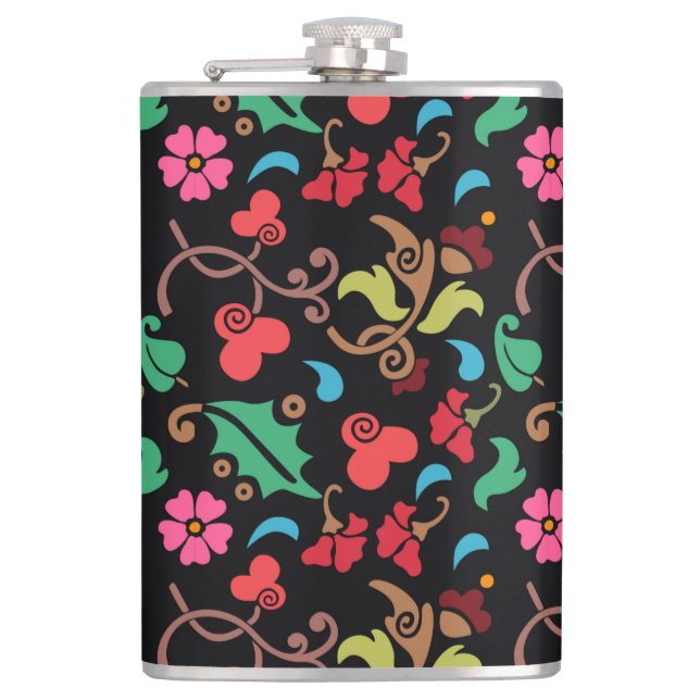 Cantil Padrão Floral Com Fundo De Cor Suave - 45673 (Frente)