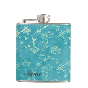 Cantil Padrão floral elegante e delicado com nome persona