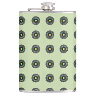 Cantil Padrão Floral Mandala Sem Costura