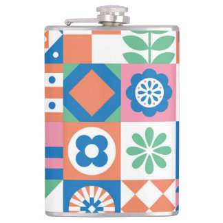 Cantil Padrão Folclórico Escandinavo abstrato