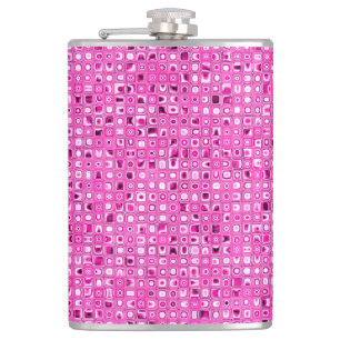 Cantil Padrão Funky 'Bonito em rosa' de Azulejos mosaicos