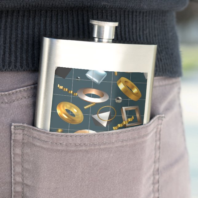 Cantil Padrão Geométrico 3D (In loco)