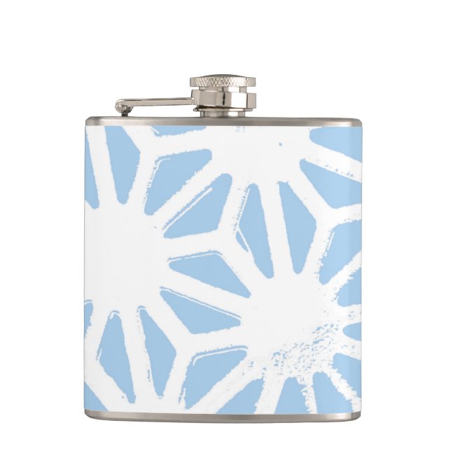 Cantil Padrão geométrico azul claro (Frente)