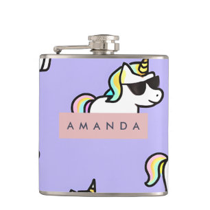 Cantil Padrão Legal do Rainbow Unicorn Personalizado
