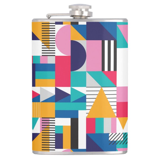 Cantil Padrão Moderno de Abstrato Geométrico Sem Olhos (Frente)