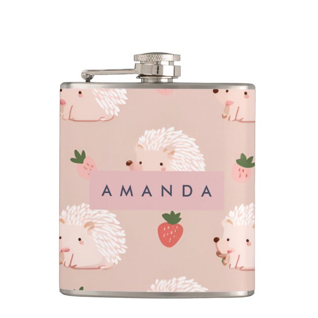 Cantil Padrão personalizado de porco doce e morango (Frente)
