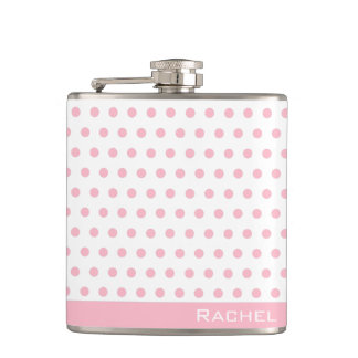 Cantil Padrão Polkadot Rosa Clássico