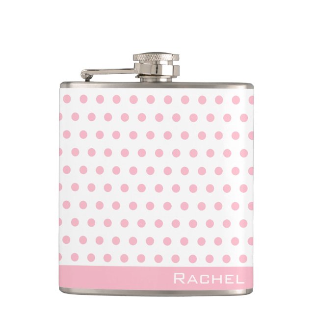 Cantil Padrão Polkadot Rosa Clássico (Frente)