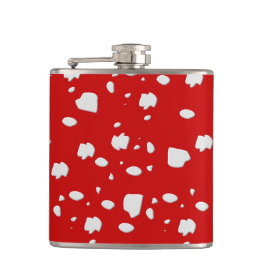 Cantil padrão ponto com toadstool vermelha