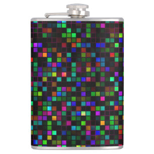 Cantil Padrão quadrado colorido 'Chá de meteoros'