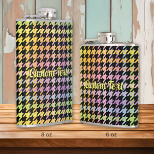 Cantil Padrão Rainbow Houndstooth