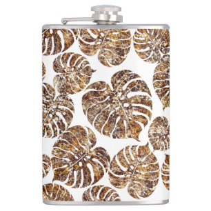 Cantil Padrão sem descontinuidades de monstera da palma