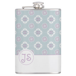 Cantil Padrão Simétrico de Lentilha Rosa em Lado na Sage