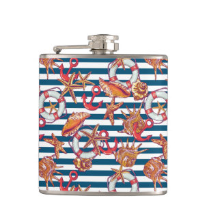 Cantil Padrão Starfish E Stripes