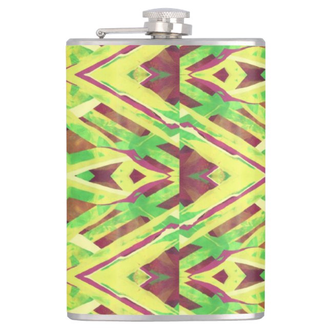 Cantil Padrão verde e castanho (Frente)