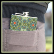 Padrão Vintage Verde Elegante Pequeno