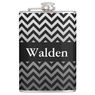 Cantil Padrão ZIGZAG - gradientes de cinza + seu backgr.