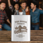 Cantil Padrinho de casamento Rustic Cowboy Posse Bachelor<br><div class="desc">Obrigado seus padrinhos de casamento com esses balões divertidos. O design rústico apresenta um Padrinho de casamento de leitura de recortes de madeira vintage com uma bota de cowboy, chapéu e lasso, junto com um crachá do xerife lendo "Party Posse". Há espaço para o seu nome, assim como para o...</div>