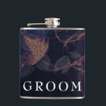 Cantil Padrinhos de casamento Dourados de Rosa púrpura de<br><div class="desc">Elegante Rosa Dardo Boho Purple Padrinhos de casamento Flask #pampasgramínea #jungleWed#junglerequest #coralWeddingmenu #desertcasamento #lasvegascasamento #terracottacasamento #pampame #pampaswedingmenu #pampas #terracotta #coral #peach #naturalcasamento #driedpampas #wabisabicasamento #naturecasamento</div>