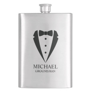 Cantil Padrinhos de casamento personalizados de terno de 