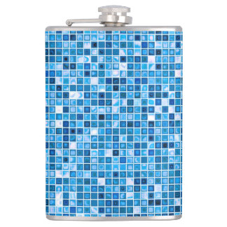 Cantil Padrões De Azulejos De Mosaico Azul 'Watery'