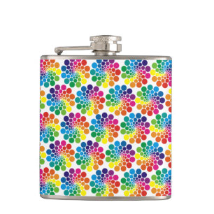 Cantil Padrões de Círculo de Pontos de Cor + fundo