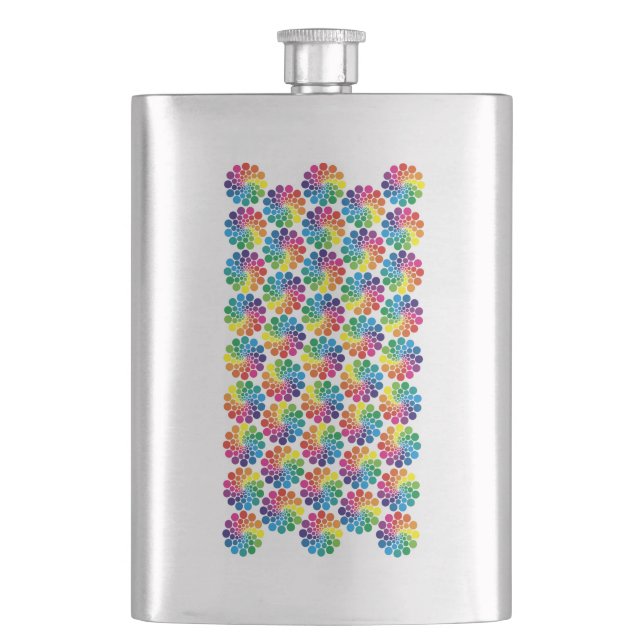 Cantil Padrões de Círculo de Pontos de Cor + fundo (Frente)