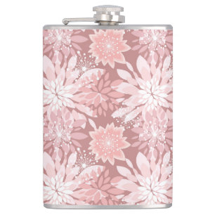 Cantil padrões de flora rosa-primavera